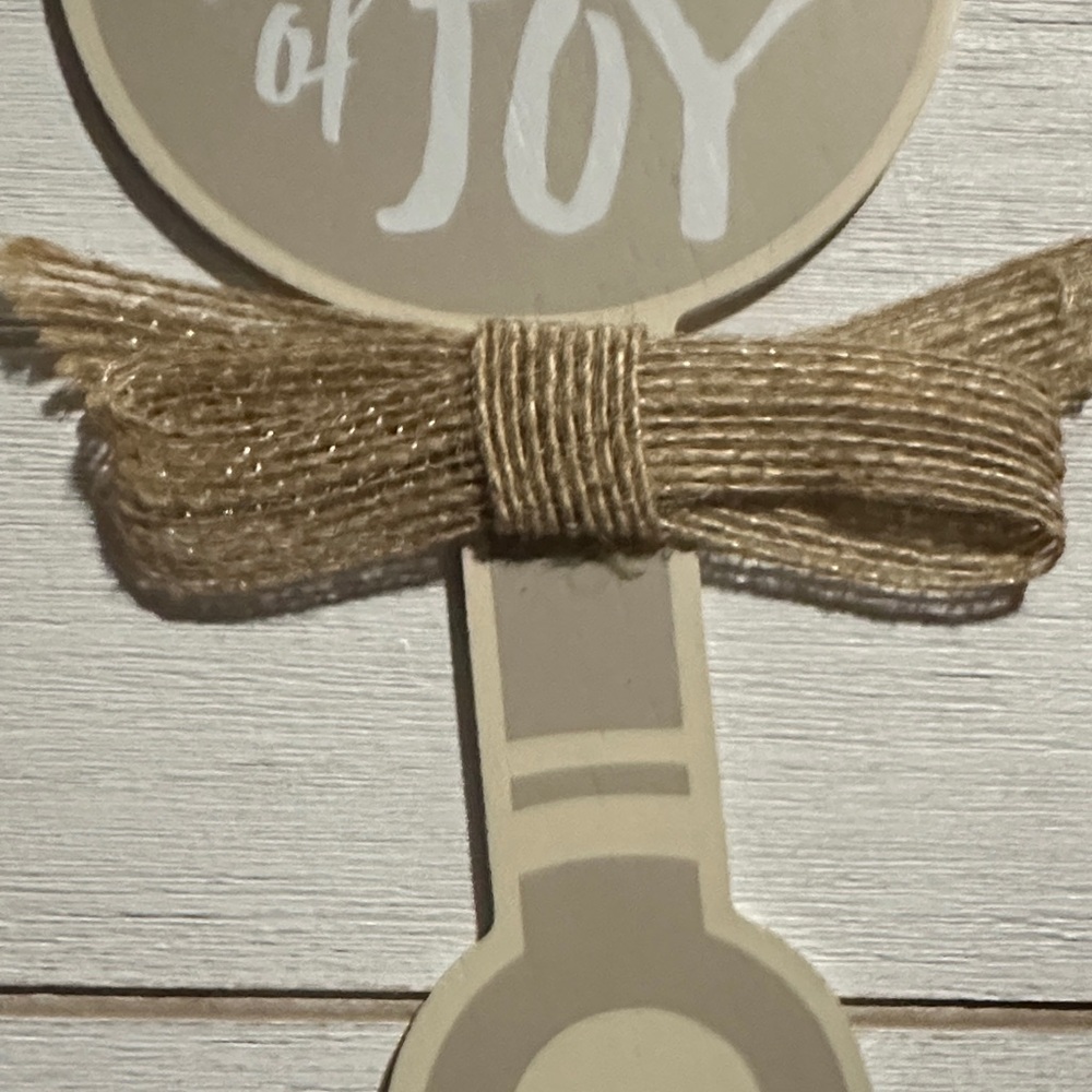 Malden White plank board like Baby Picture Frame w/burlap bow NWT Great Gift! - Picture 4 of 6